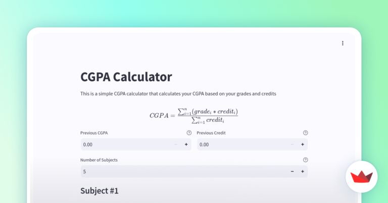 cgpa calculator