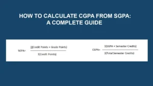 how to calculate cgpa from sgpa
