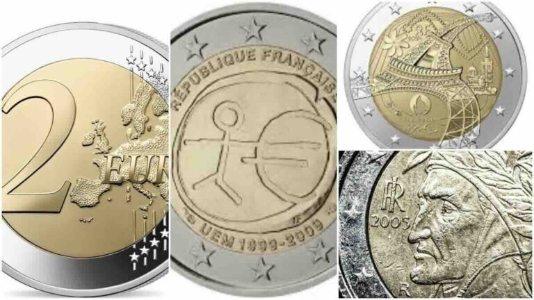 piece 2 euros rare