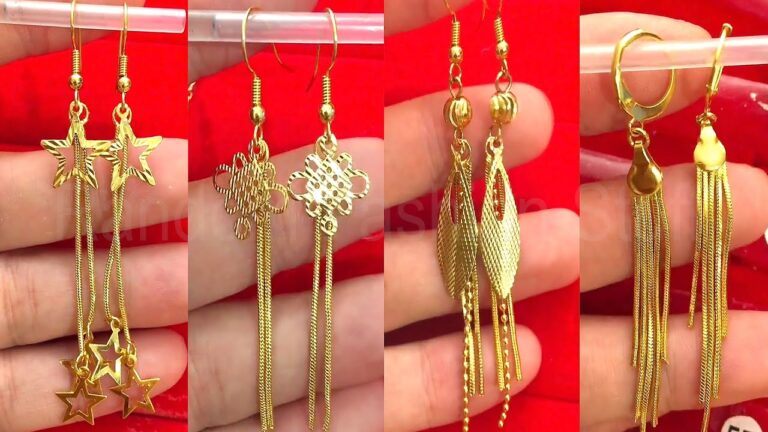 sui dhaga gold earrings
